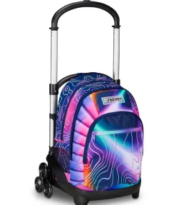 Seven Trolley scuola 3 ruote Flex Mapset Girl< Zaini Trolley