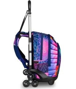 Seven Trolley scuola 3 ruote Flex Mapset Girl< Zaini Trolley