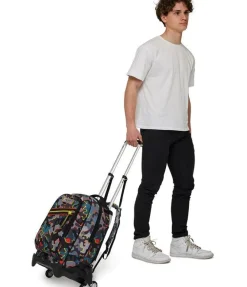 Seven Trolley scuola Jack 3 ruote Dye On< Zaini Trolley