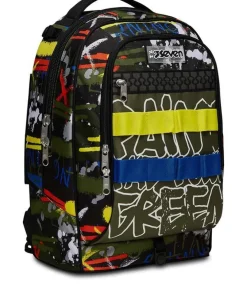 Seven Trolley scuola Jack 3 ruote Fluo Belts< Zaini Trolley