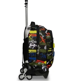 Seven Trolley scuola Jack 3 ruote Fluo Belts< Zaini Trolley
