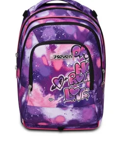 Seven Trolley scuola Jack 3 ruote Detach Bubble Street< Zaini Trolley