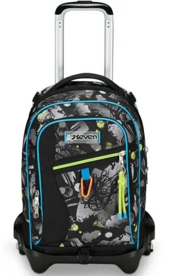 Seven Trolley scuola Jack 3 ruote Feeling Me< Zaini Trolley