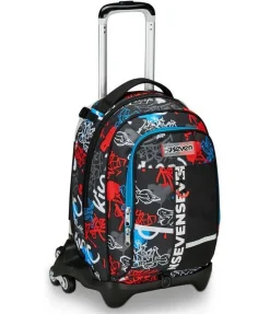 Seven Trolley scuola Jack 3 ruote Half Street< Zaini Trolley