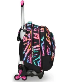 Seven Trolley scuola Jack 3 ruote Detach Multi-Shade Girl< Zaini Trolley