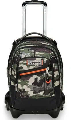 Seven Trolley scuola Jack 3 ruote Detach< Zaini Trolley