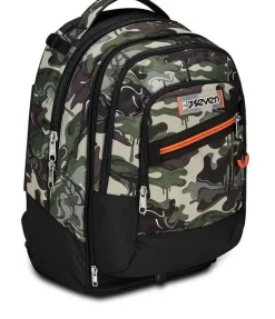 Seven Trolley scuola Jack 3 ruote Detach< Zaini Trolley