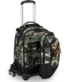 Seven Trolley scuola Jack 3 ruote Detach< Zaini Trolley