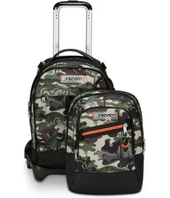 Seven Trolley scuola Jack 3 ruote Detach< Zaini Trolley