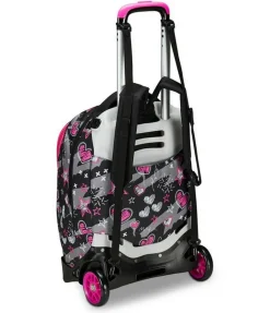 Seven Trolley scuola Jack 2 ruote Draft Heart< Zaini Trolley