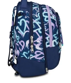 Seven Trolley scuola Jack 3 ruote Detach Crystal Purple< Zaini Trolley