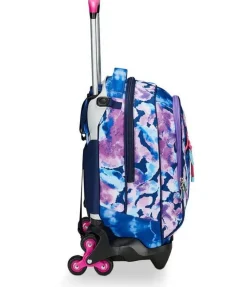 Seven Trolley scuola Jack 3 ruote Custom Cloud< Zaini Trolley