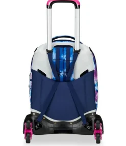 Seven Trolley scuola Jack 3 ruote Custom Cloud< Zaini Trolley