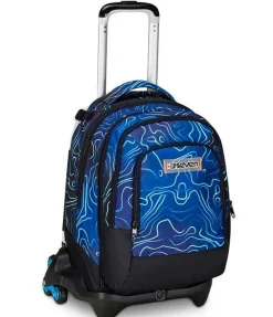 Seven Trolley scuola Jack 3 ruote Detach Mapset Boy< Zaini Trolley