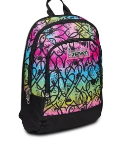 Seven Trolley scuola Jack 3 ruote Detach Colour Expression< Zaini Trolley