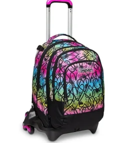 Seven Trolley scuola Jack 3 ruote Detach Colour Expression< Zaini Trolley