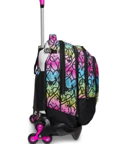 Seven Trolley scuola Jack 3 ruote Detach Colour Expression< Zaini Trolley