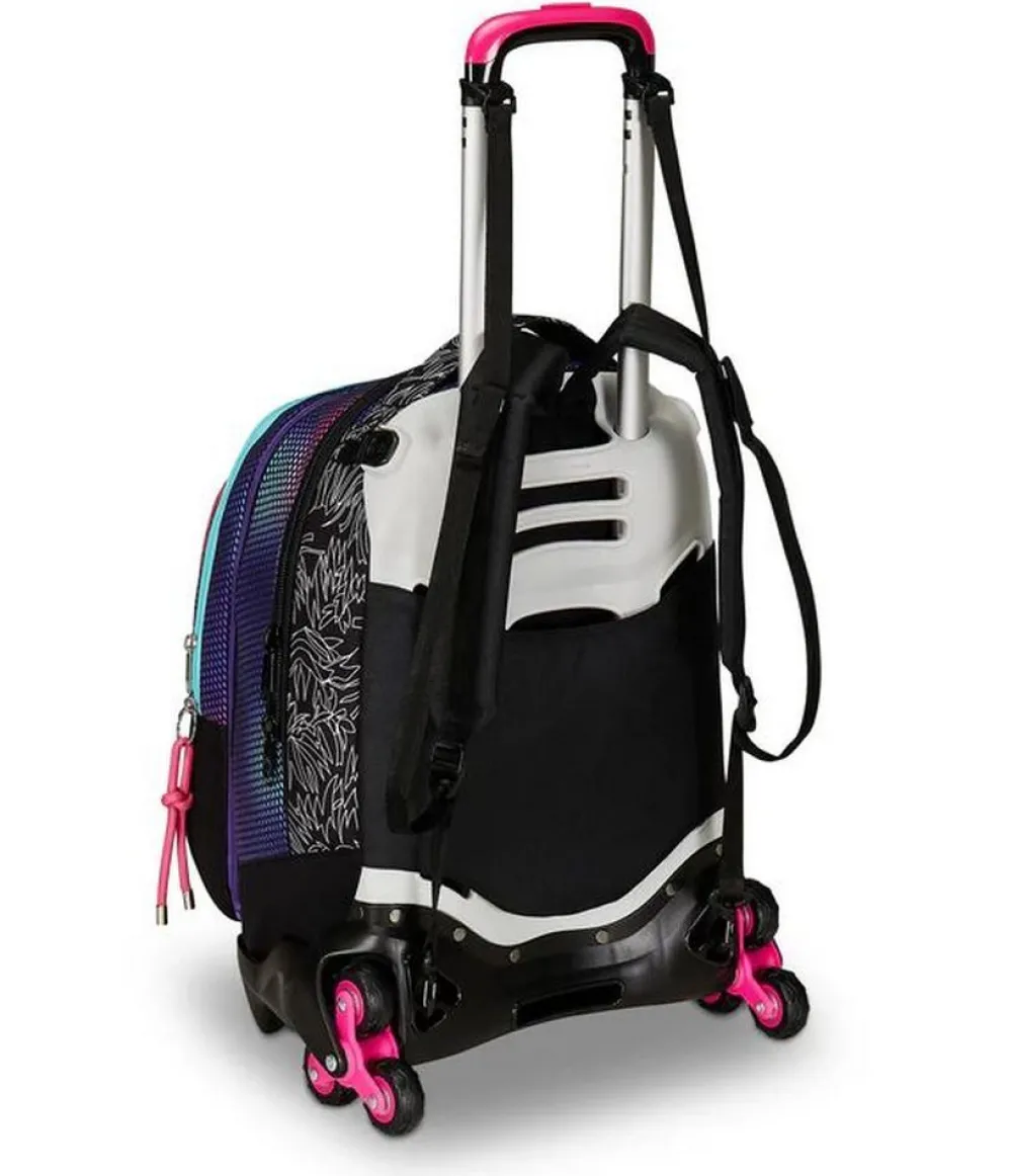 Seven Trolley scuola Jack 3 ruote Detach Shadefull Girl< Zaini Trolley