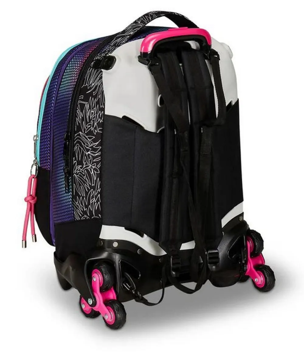 Seven Trolley scuola Jack 3 ruote Detach Shadefull Girl< Zaini Trolley