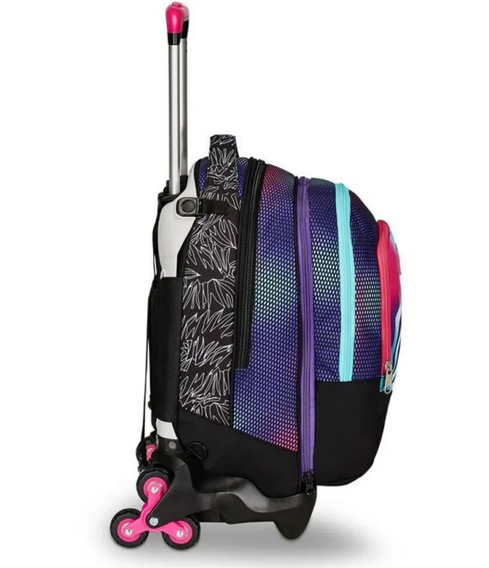 Seven Trolley scuola Jack 3 ruote Detach Shadefull Girl< Zaini Trolley