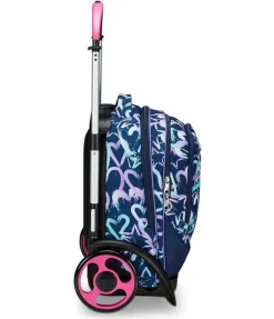 Seven Trolley scuola Tyre Crystal Purple< Zaini Trolley