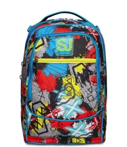 Sj Gang Trolley scuola SJ Jack 3 ruote Glitzled Boy< Zaini Trolley