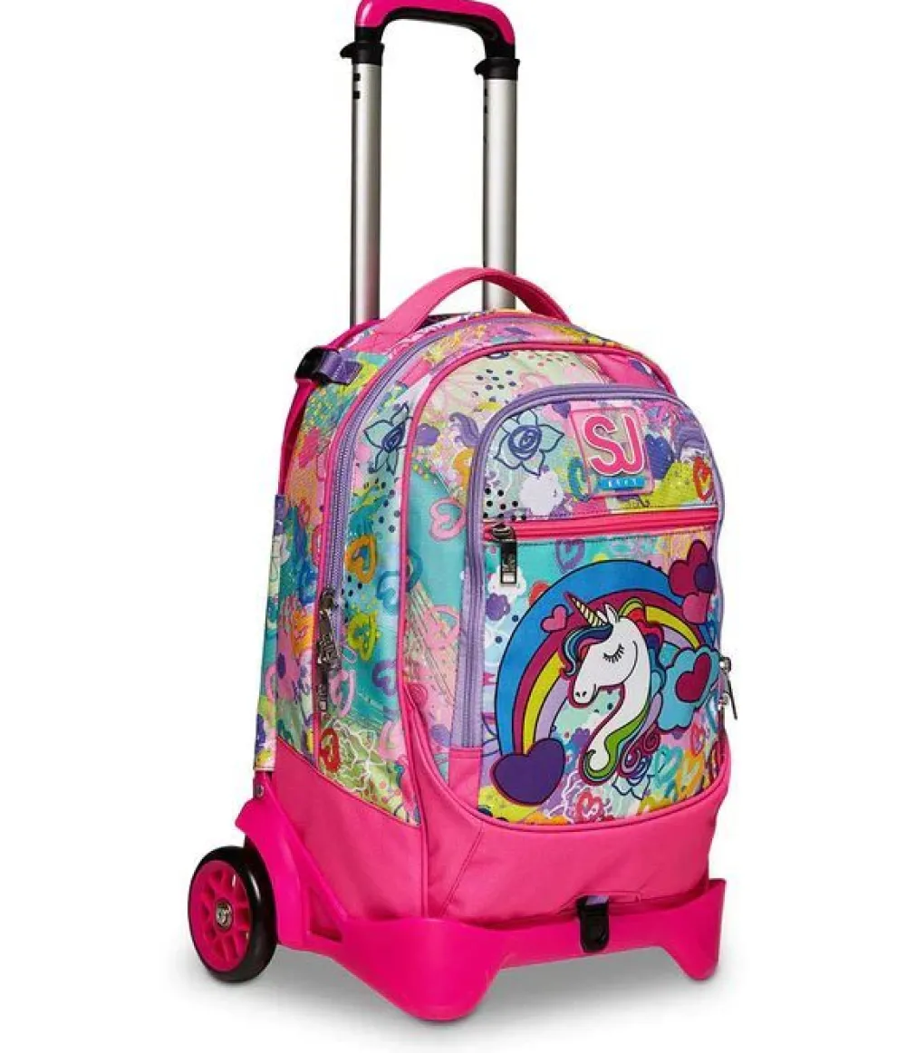 Sj Gang Trolley scuola SJ Jack 2 ruote MagicFlip Girl< Zaini Trolley