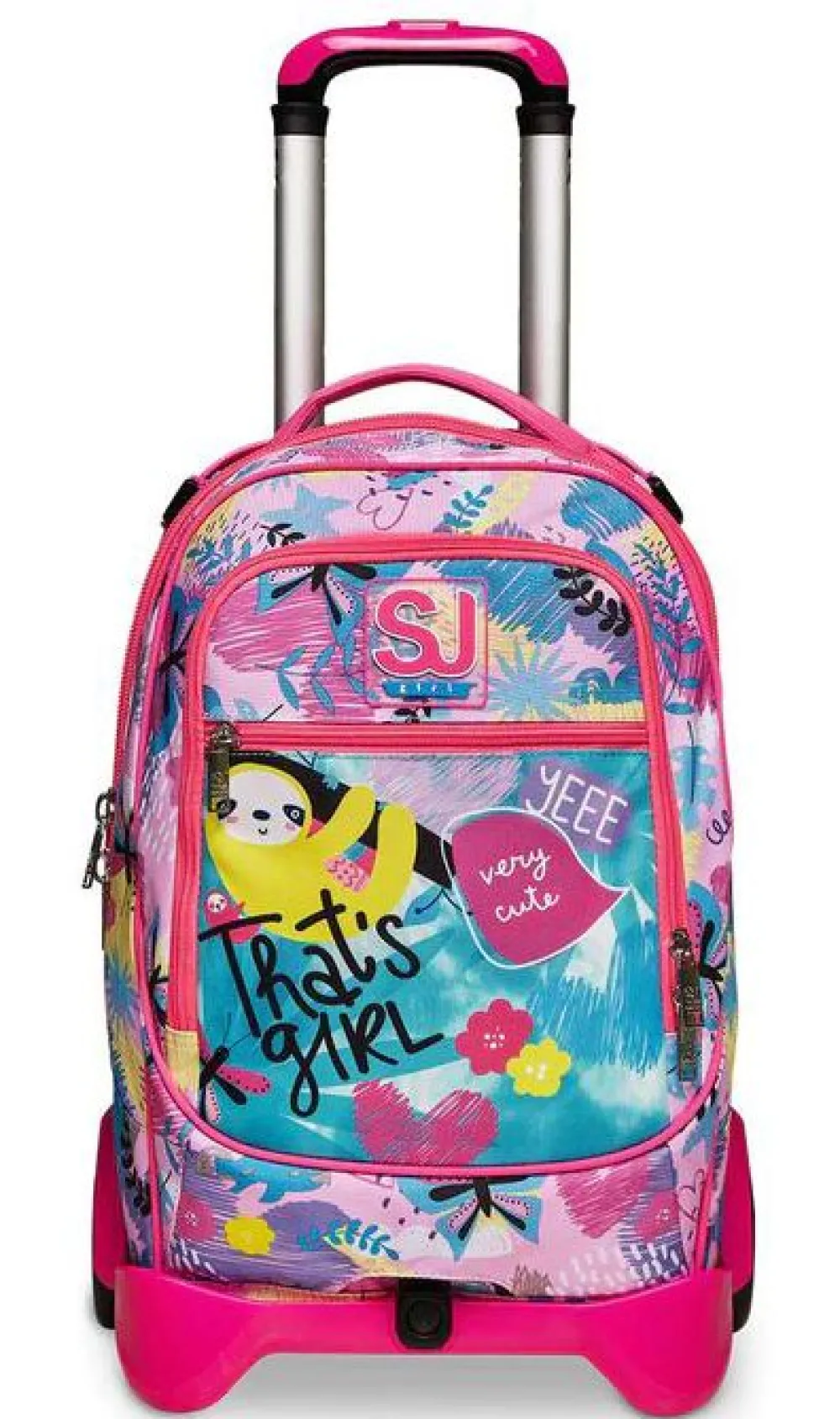 Sj Gang Trolley scuola SJ Jack 2 ruote Clack It Girl< Zaini Trolley