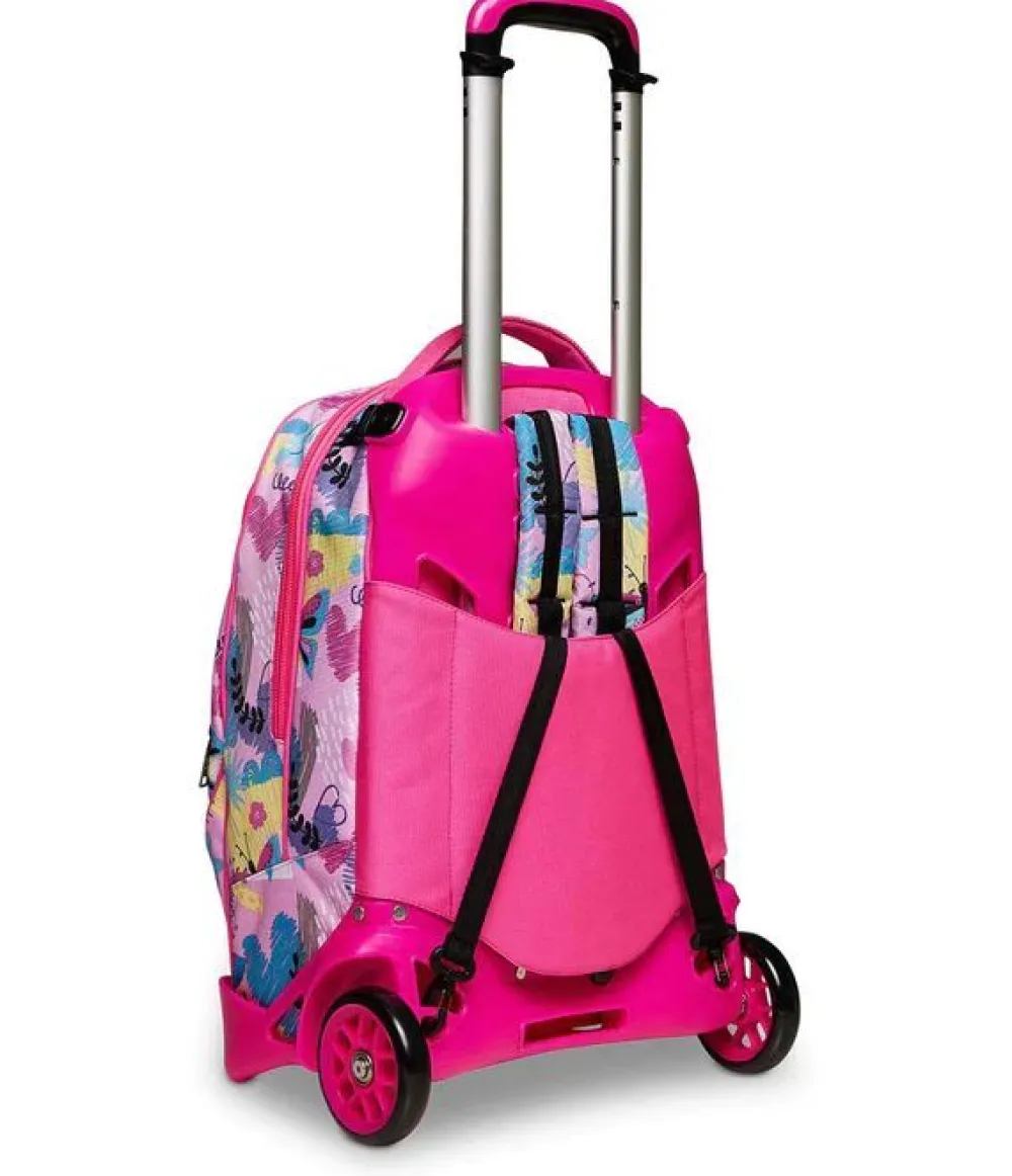 Sj Gang Trolley scuola SJ Jack 2 ruote Clack It Girl< Zaini Trolley