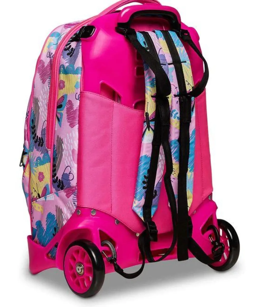 Sj Gang Trolley scuola SJ Jack 2 ruote Clack It Girl< Zaini Trolley