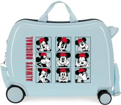 Disney Valigia per bambini cavalcabile Mickey Good Vibes Only< Trolley Per Bambini