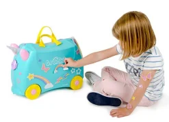 Trunki Valigia per bambini cavalcabile Una the Unicorn< Trolley Per Bambini