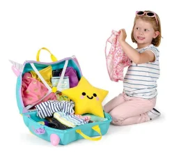 Trunki Valigia per bambini cavalcabile Una the Unicorn< Trolley Per Bambini