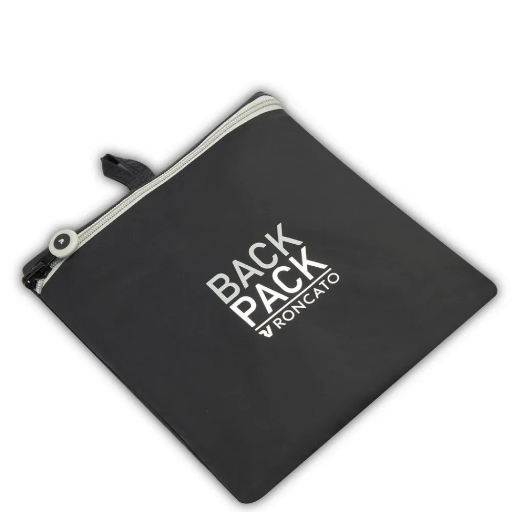 Roncato Zaino cabina pieghevole Ryanair 40x20x25 Compact 2010 Nero Fumo< Bagaglio 40X20X25|Borse Cabina
