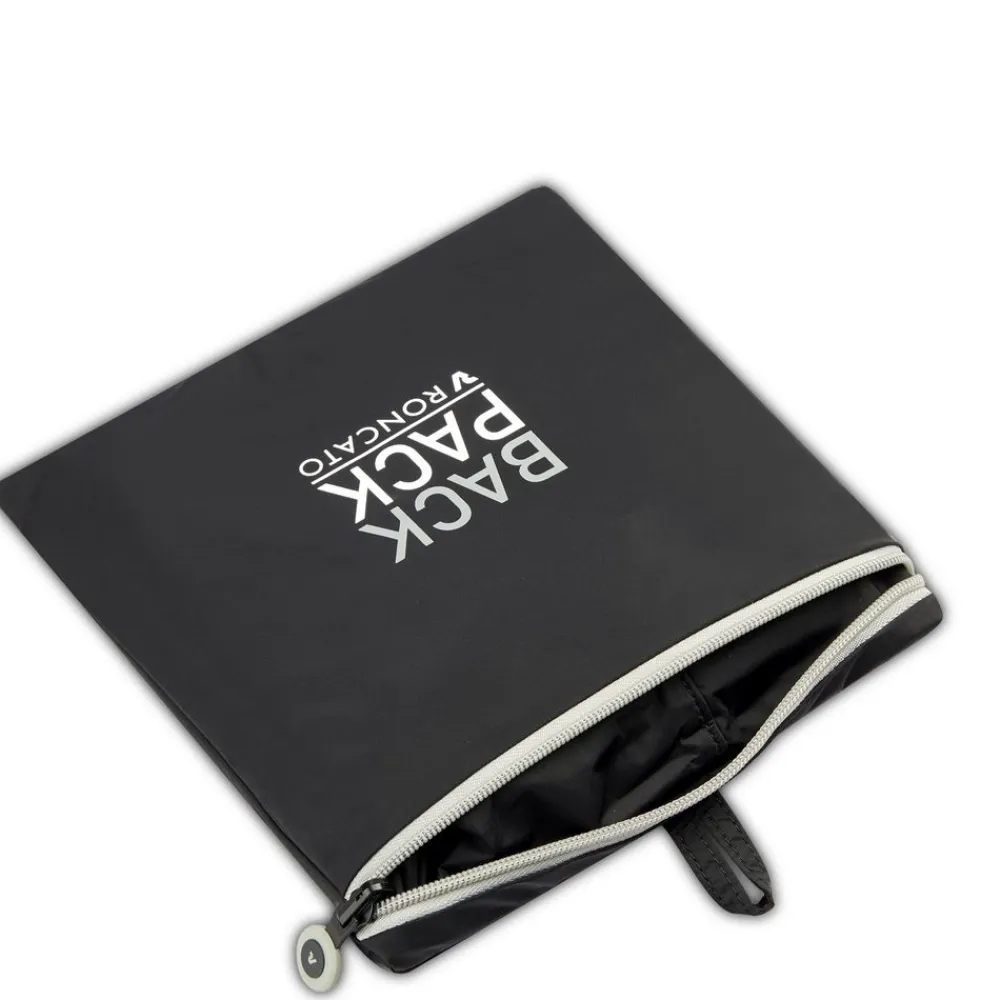 Roncato Zaino cabina pieghevole Ryanair 40x20x25 Compact 2010 Nero Fumo< Bagaglio 40X20X25|Borse Cabina