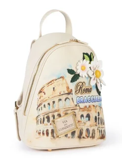 Braccialini Zaino donna Cartoline Roma<Donna Zaini Donna