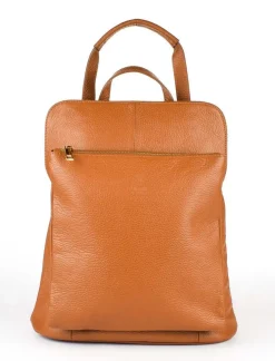 Pronto Moda Zaino donna in pelle 001 Cuoio<Donna Zaini Donna