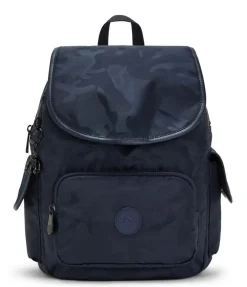 Kipling Zaino City Pack S Satin Camo Blue<Donna Zaini Donna