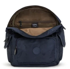 Kipling Zaino City Pack S Satin Camo Blue<Donna Zaini Donna