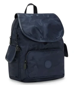 Kipling Zaino City Pack S Satin Camo Blue<Donna Zaini Donna