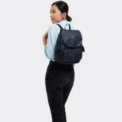 Kipling Zaino City Pack S Satin Camo Blue<Donna Zaini Donna