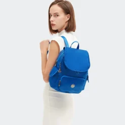 Kipling Zaino City Pack S Satin Blue<Donna Zaini Donna