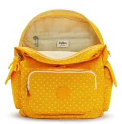 Kipling Zaino City Pack S Soft Dot Yellow<Donna Zaini Donna