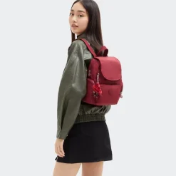 Kipling Zaino City Zip Mini Funky Red<Donna Zaini Donna