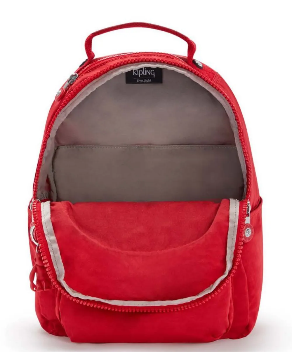 Kipling Zaino Seoul S Red Rouge<Donna Zaini Donna