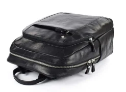 Acciaio Zaino lavoro in pelle 8377 Nero< Zaini Porta Pc