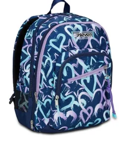 Seven Zaino scuola Advanced Detach Crystal Purple< Zaini Scuola E Tempo Libero
