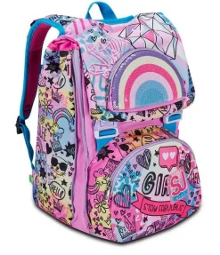 Sj Gang Zaino scuola SJ estensibile Big< Zaini Scuola E Tempo Libero