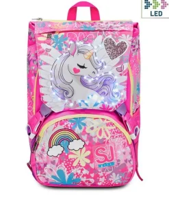 Sj Gang Zaino scuola SJ estensibile Big Unicorn Led< Zaini Scuola E Tempo Libero