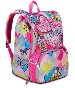 Sj Gang Zaino scuola SJ estensibile Big< Zaini Scuola E Tempo Libero